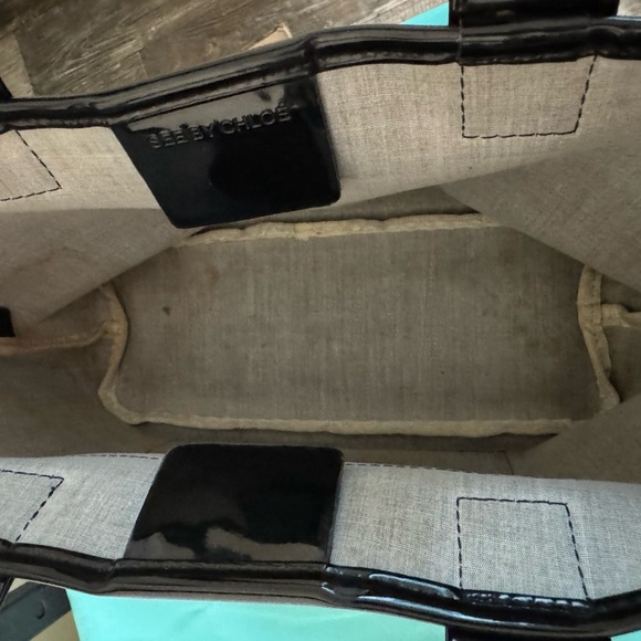 See By Chloe Glossy Black Tote - Picture 12 of 14